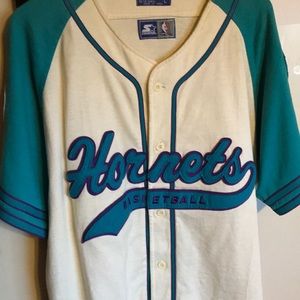 Vintage starter Charlotte Hornets baseball jersey